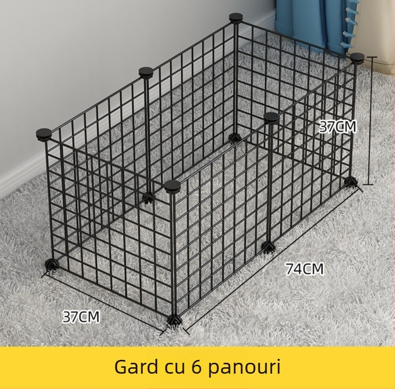 Gardă pentru animale de companie pentru interior - ușă anti-pisici, gard modular pentru câini mici și medii, sârmă de fier, brand Seven, Import: Nu