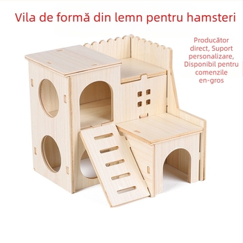 Cușă din lemn pentru hamster — potrivită pentru toate anotimpurile