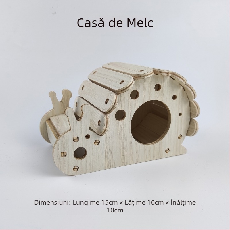 Cușă din lemn pentru hamster — potrivită pentru toate anotimpurile