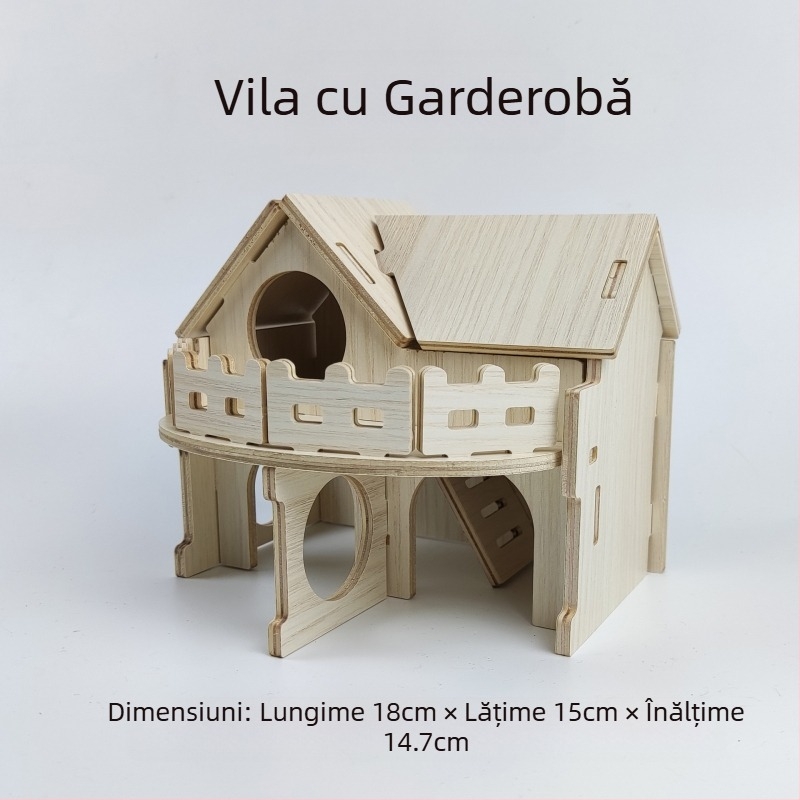 Cușă din lemn pentru hamster — potrivită pentru toate anotimpurile