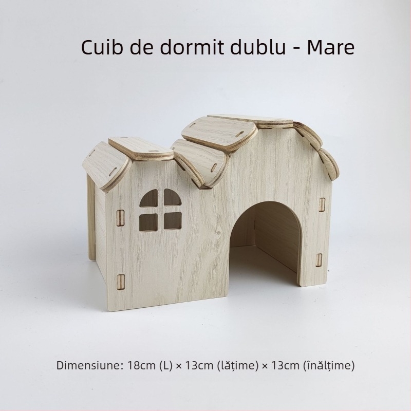 Cușă din lemn pentru hamster — potrivită pentru toate anotimpurile