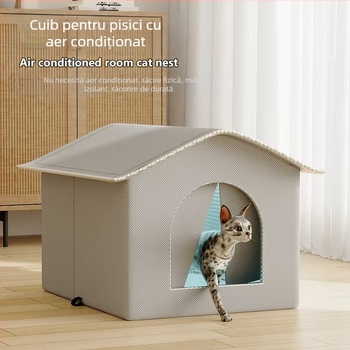 Cuib pentru pisici din material textil - Pentru pisici, Cuiburi pentru animale de companie și cuști