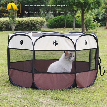 Pipitao Cuțarc Octagonal pentru Câini — Cușcă de Animale, PVC600D, Etichetă Privată Disponibilă