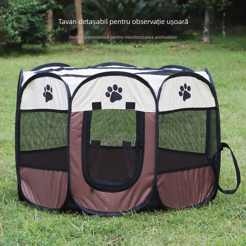 Pipitao Cuțarc Octagonal pentru Câini — Cușcă de Animale, PVC600D, Etichetă Privată Disponibilă