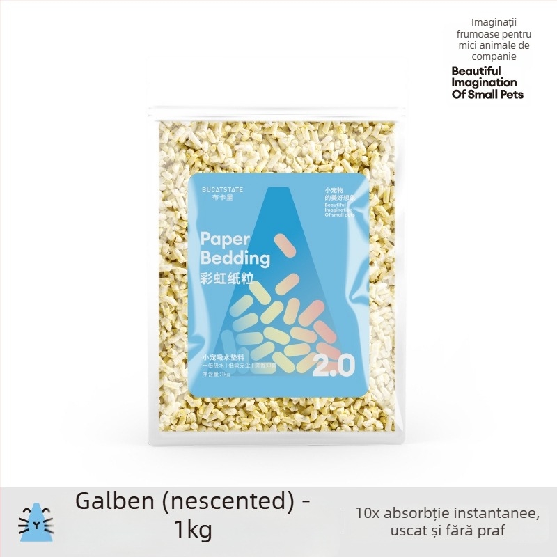 Așternut pentru hamster, din pulpă de lemn virgin, brand BUCATSTATE/Buka star, controlul mirosurilor, absorbție înaltă