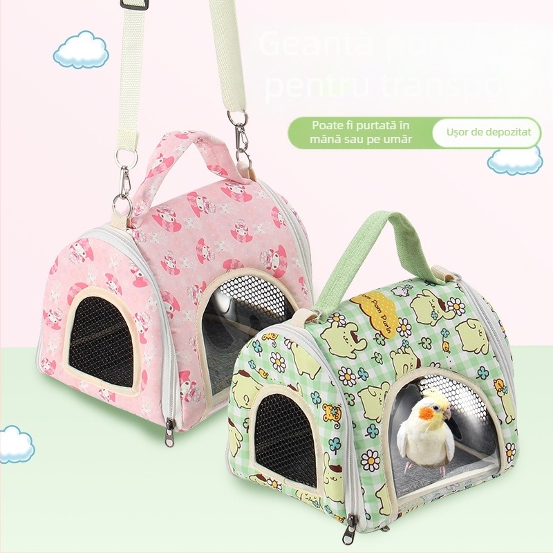Geantă pentru ieșiri cu păsări, cross-body, respirabilă, ușor de purtat, potrivită pentru transportul păsărilor | Cod: F97m9h6j6jm5st | Vârstă: Adult | Specie: Pasăre