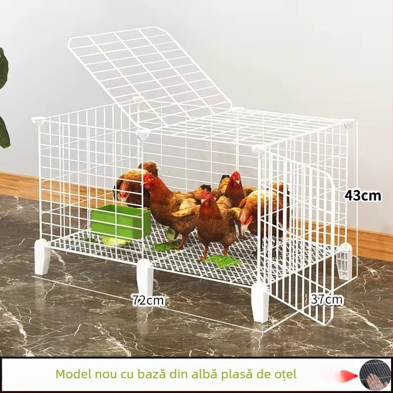 Cușcă pentru găini: exterior mare, fermă rurală, impermeabilă, cu spațiu de hrănire în interior (Material: Alte; Importat: Nu; Categoria produsului: Alte; Marca: Alte; IP autorizat: Nu)