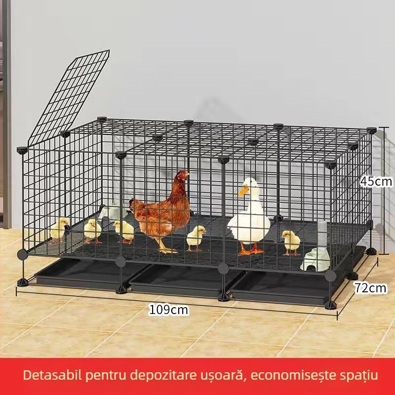 Cușcă pentru găini: exterior mare, fermă rurală, impermeabilă, cu spațiu de hrănire în interior (Material: Alte; Importat: Nu; Categoria produsului: Alte; Marca: Alte; IP autorizat: Nu)
