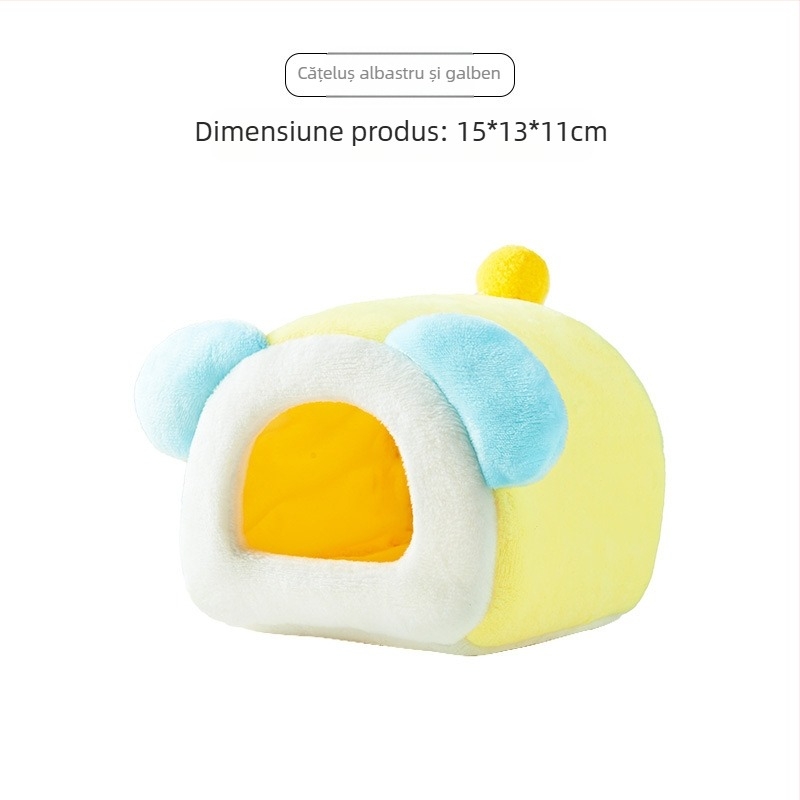 Yee cuib din bumbac pentru animale de companie mici — cuib suspendat și sac de dormit (material: bumbac; marcă: Yee; tip: cuib/hamac/sac de dormit)