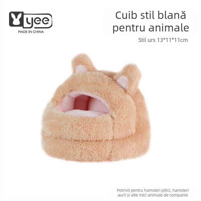 Yee cuib din bumbac pentru animale de companie mici — cuib suspendat și sac de dormit (material: bumbac; marcă: Yee; tip: cuib/hamac/sac de dormit)