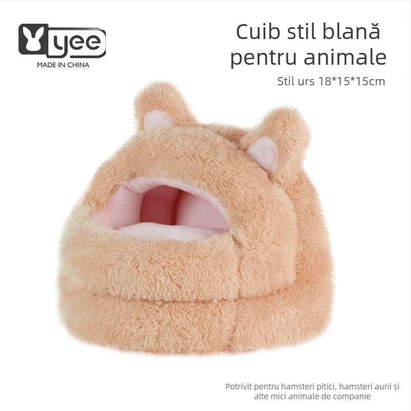 Yee cuib din bumbac pentru animale de companie mici — cuib suspendat și sac de dormit (material: bumbac; marcă: Yee; tip: cuib/hamac/sac de dormit)