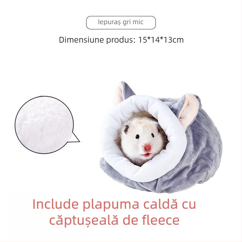 Yee cuib din bumbac pentru animale de companie mici — cuib suspendat și sac de dormit (material: bumbac; marcă: Yee; tip: cuib/hamac/sac de dormit)