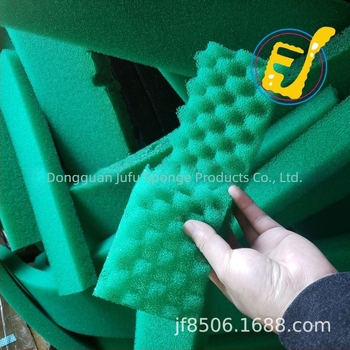 Spumă filtrantă cu spate adeziv – design cu fagure ondulat (PU spumă, densitate 25, model JF-GLHM)