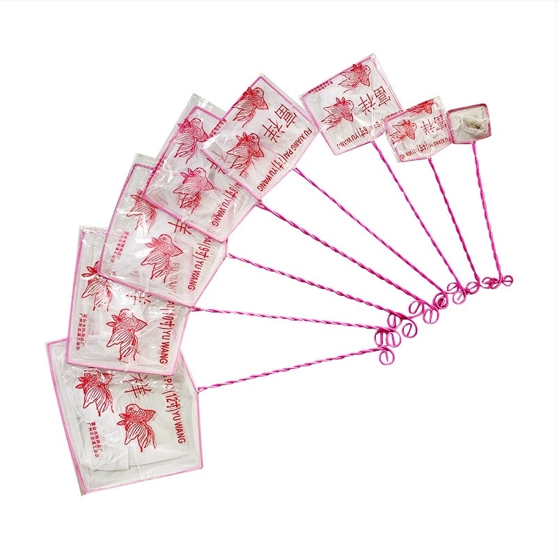 Neto pentru acvariu pentru întreținerea acvariului (Plastic PE, sârmă de fier, buzunar plasă)