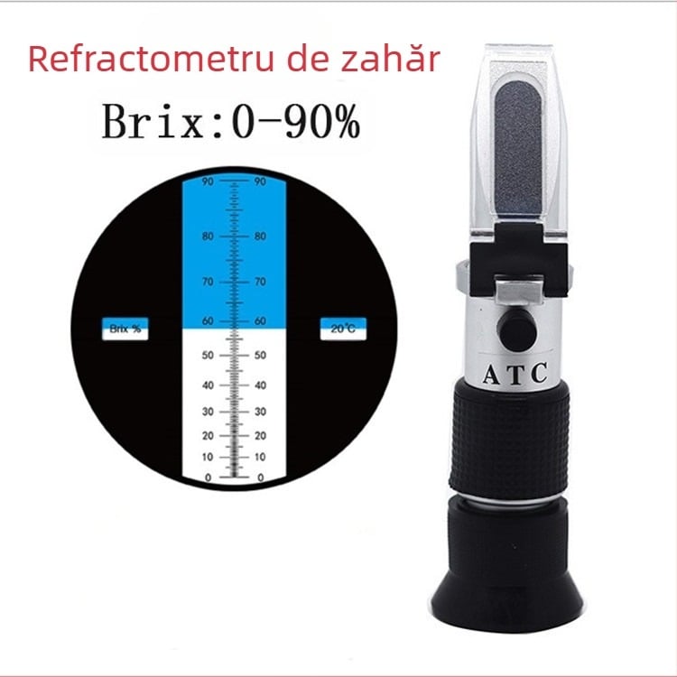 Andide refraktometru portabil pentru zahăr – model 119 – tester optic de conținut de zahăr pentru fructe și băuturi