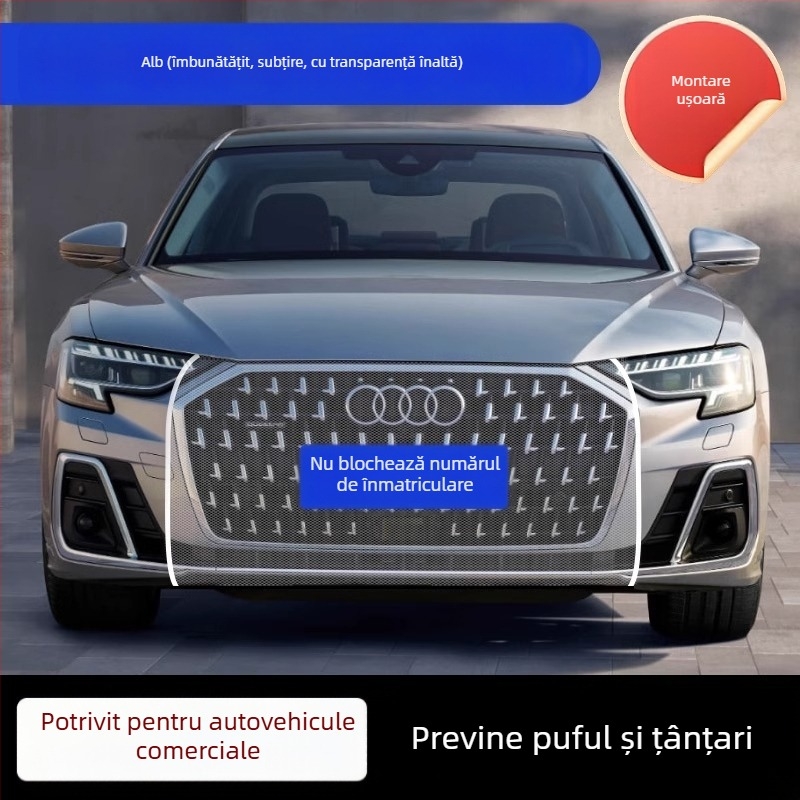 Plasă metalică pentru radiatorul auto — protecție împotriva insectelor, grilaj frontal OEM