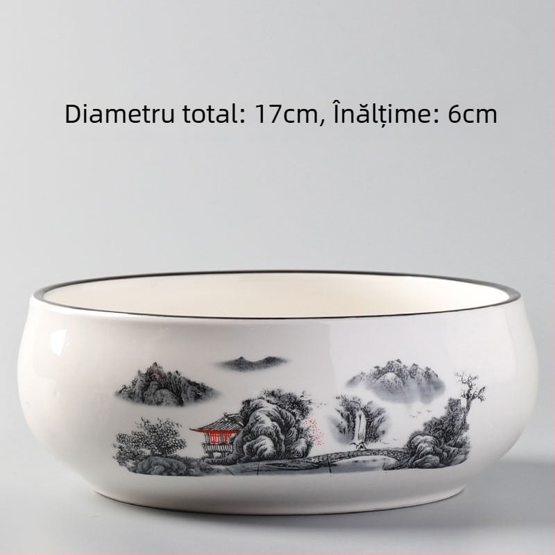 Ghiveci ceramic pentru podea, design simplu, pentru grădinărit acasă