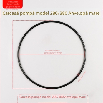 Etanșare de carter din cauciuc pentru spălător auto cu presiune înaltă | Panda, modele 280/380, origine Zhejiang