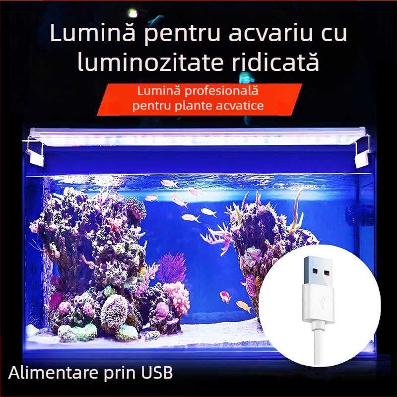 Lampa de iluminat pentru acvariu Yusheng, PVC, pentru peisaj, sub 36W