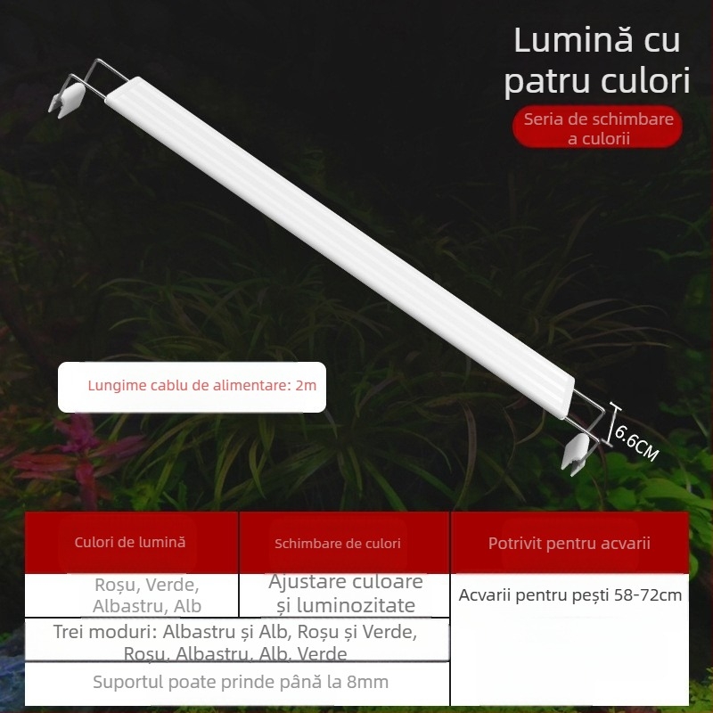Lampa de iluminat pentru acvariu Yusheng, PVC, pentru peisaj, sub 36W