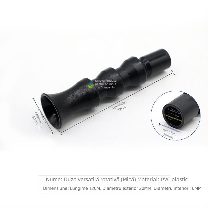 Kit de ieșire pentru acvariu cu extensie, duză Tornado, duză Duckbill și conector de ieșire