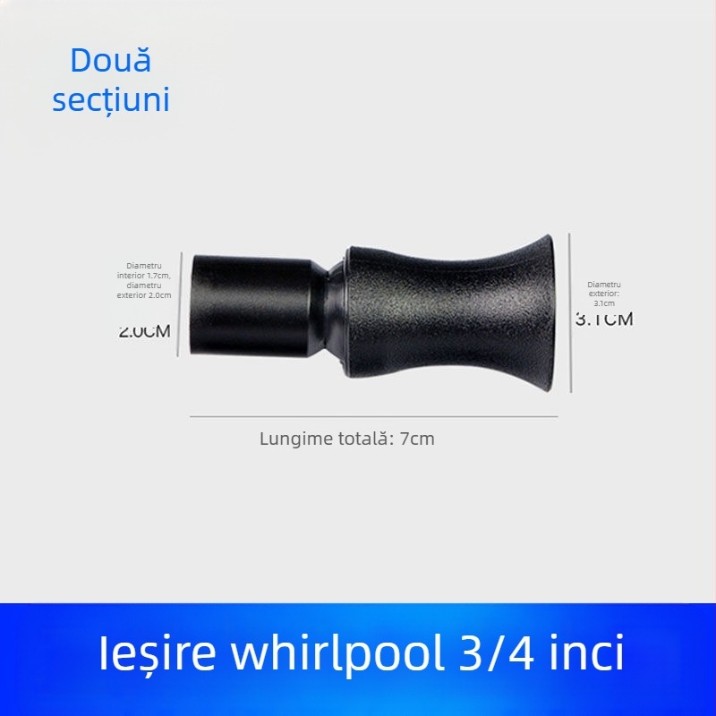 Kit de ieșire pentru acvariu cu extensie, duză Tornado, duză Duckbill și conector de ieșire