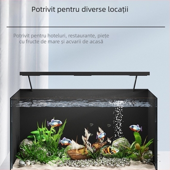 Fundal pentru acvariu - autocolant, model 69850, pentru sufragerie, folie decorativă mată pentru sticlă