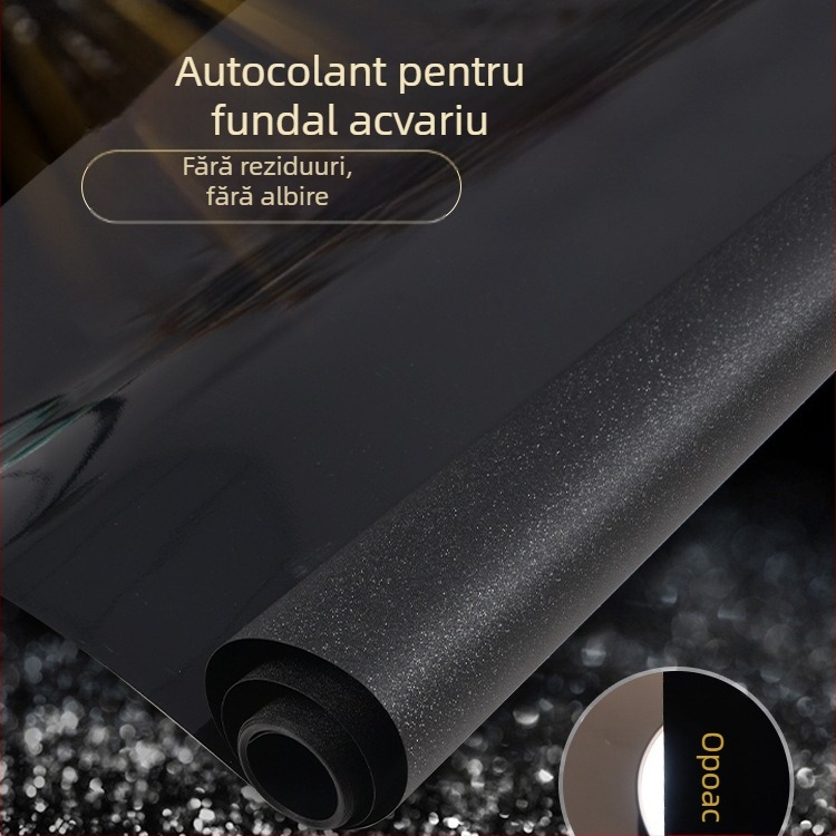 Fundal pentru acvariu - autocolant, model 69850, pentru sufragerie, folie decorativă mată pentru sticlă