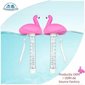 Termometru de apă Jade pentru acvariu și baie de copil, design cartoon, personalizare disponibilă, rezoluția temperaturii la cerere