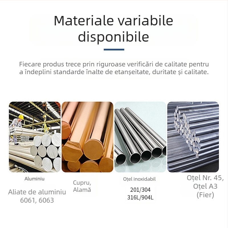 Aliaj de aluminiu – prelucrare CNC pe strung pentru piese de precizie și componente personalizate (material: aliaj de aluminiu; prelucrare CNC pe strung; piese de precizie; componente personalizate; timp de probă 16 zile sau mai mult)