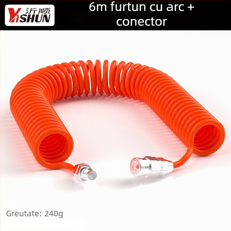 Furtun telescopic de aer din nailon, marca Yushun, țeavă de aer cu presiune înaltă