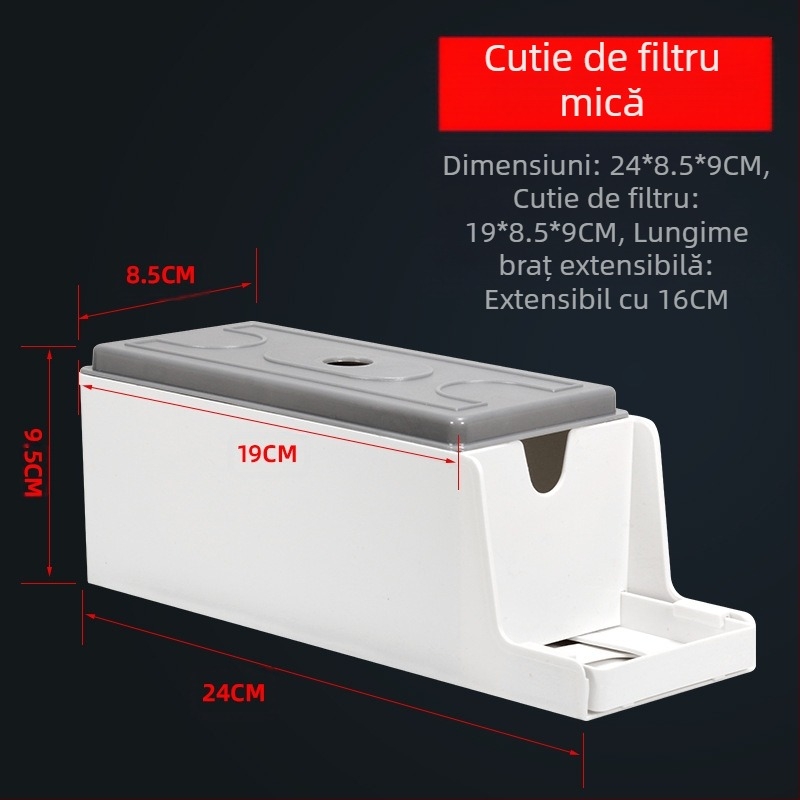 Pompa submersibilă pentru acvariu 3-in-1, pentru filtrare și oxigenare — ABS, design trei în unu, brand Xuan Song (ABS; Funcție: creează valuri și oxigenează; Scop principal: filtrare și oxigenare; Stil: pompă submersibilă 3-in-1)