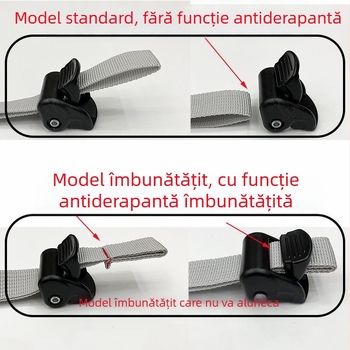 Set de accesorii pentru cărucior: curele îngroșate, curea de reglare a spătarului și catarame universale pentru cărucioare tip umbrelă