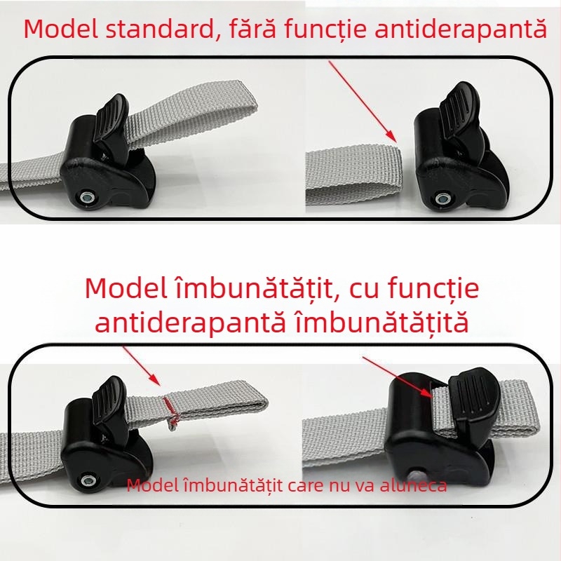 Set de accesorii pentru cărucior: curele îngroșate, curea de reglare a spătarului și catarame universale pentru cărucioare tip umbrelă