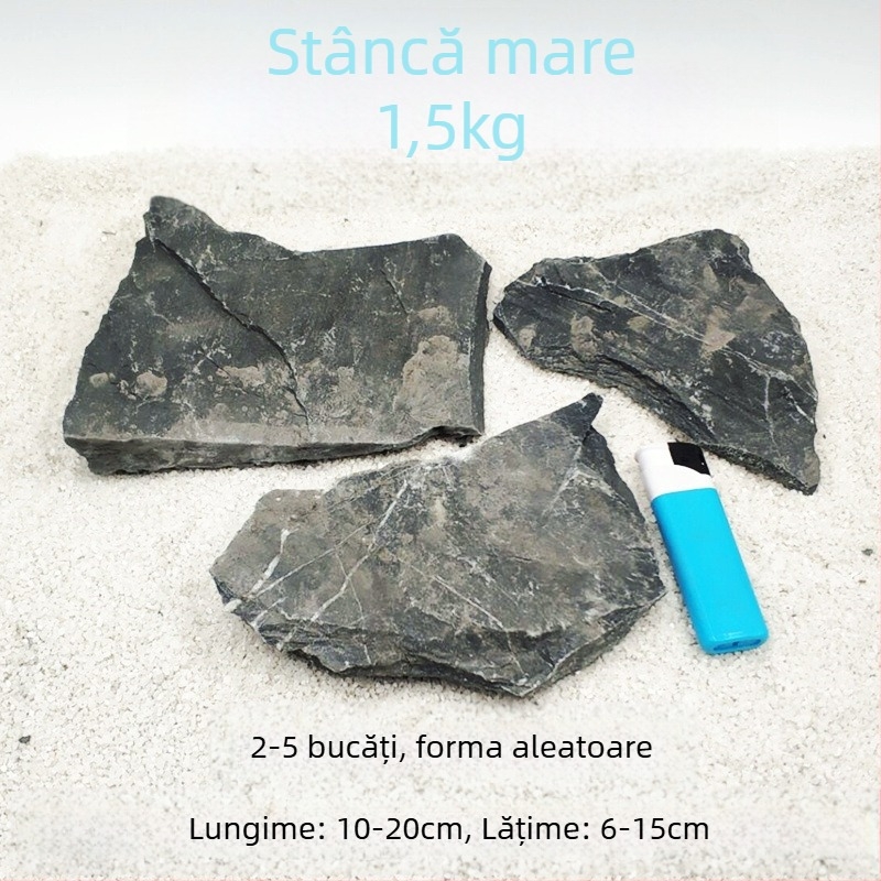 Terrariu pentru țestoase: platformă de încălzire la soare din piatră, pietre decorative