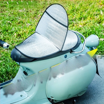 Husă de șezut pentru vehicul electric, cu protecție solară, izolație, anti-arși, impermeabilă, umplutură din bumbac, personalizabil