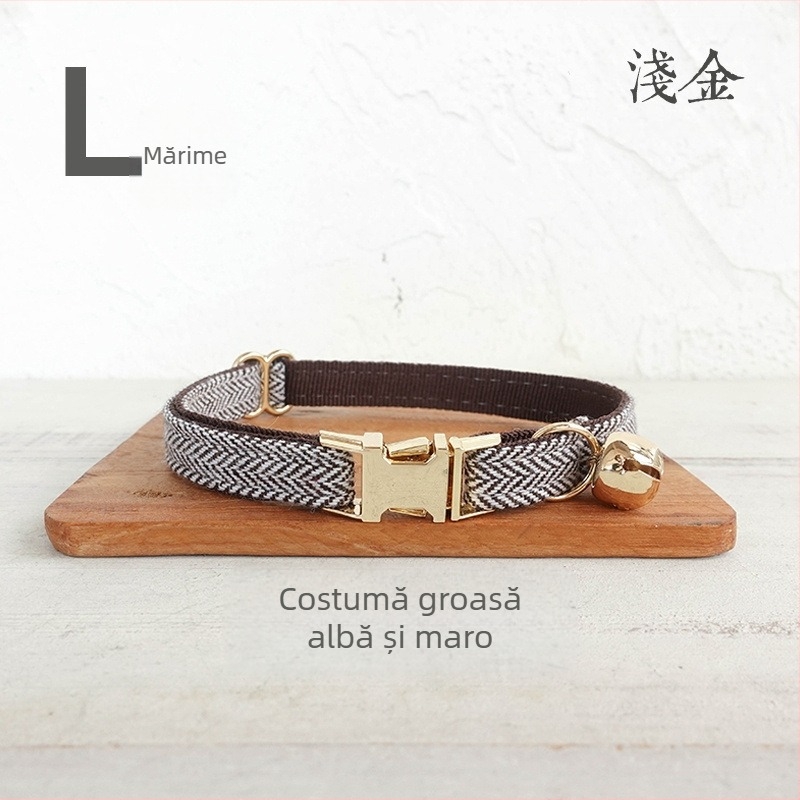 Colier pentru pisici și papion — Poliester cu potrivire de culoare, Stil britanic, Origine Guangdong