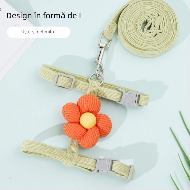 HAWoo hamă pentru pisică în formă de vestă I, poliester, curea toracică reglabilă, fără elasticitate