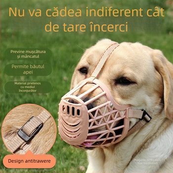 Botniță de câine pentru oprirea lătratului și mușcăturilor, din plastic, neimportat, fără licență IP