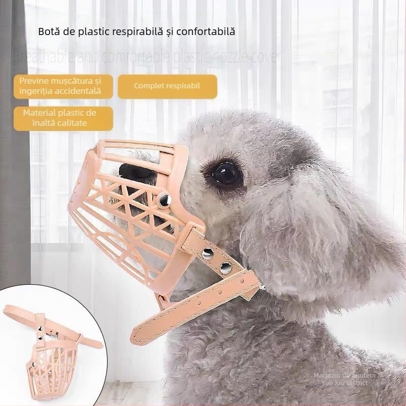 Botniță de câine pentru oprirea lătratului și mușcăturilor, din plastic, neimportat, fără licență IP