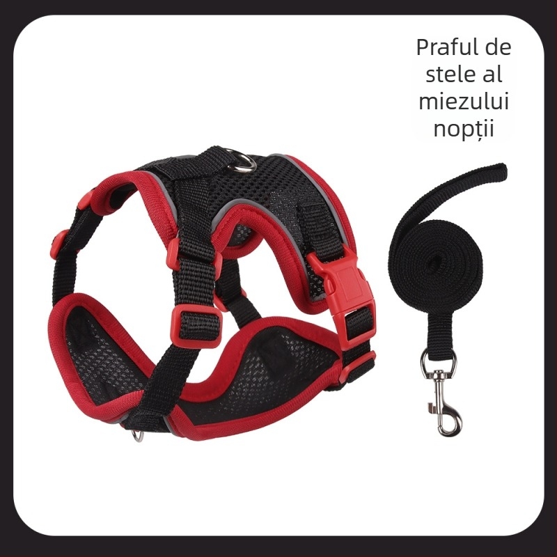 Belu Curea piept pentru animale – Poliester, reglabilă, pentru pisici, cutie cu 240 buc.