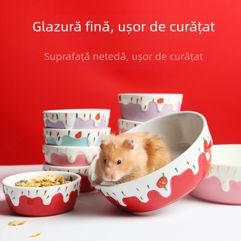 Vas ceramic pentru hamster, brand BUCATSTATE, accesorii pentru animale de companie
