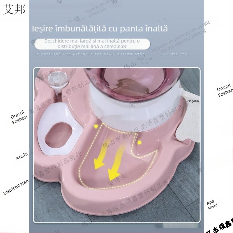 Aibang alimentator automat pentru pisici cu distribuție de apă – nu este importat, compatibil cu acvarii