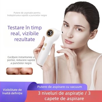 Dispozitiv vizual pentru eliminarea punctelor negre — vibrații ultrasonice, mâner manual, model ZM613, carcasă ABS, reglaj în 3 trepte