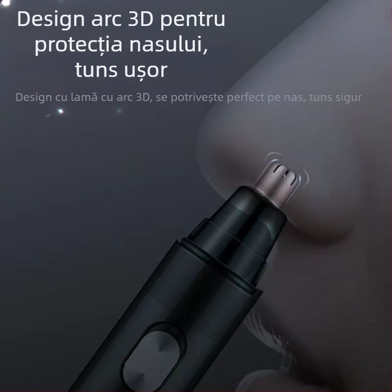 Trimmer pentru nas Chigo, cu cap lavabil detașabil, model CX-ZD2 reîncărcabil, baterie încorporată 300–500 mAh, ABS