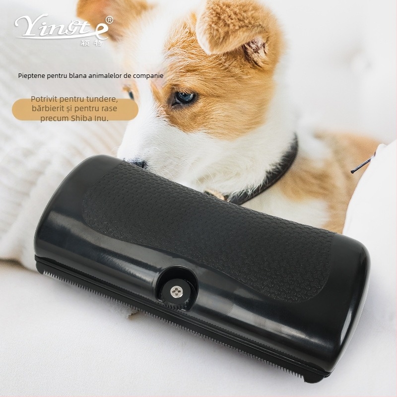 Pieptene pentru îndepărtarea părului pentru animale de companie, pentru câini și cai, instrument de subțiere a părului, material PP, brand yingte