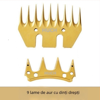 Lama pentru mașina de tuns lână – duritate înaltă, rezistență bună, dinți ascuțiți (drepți și curbați), model 76, 220V