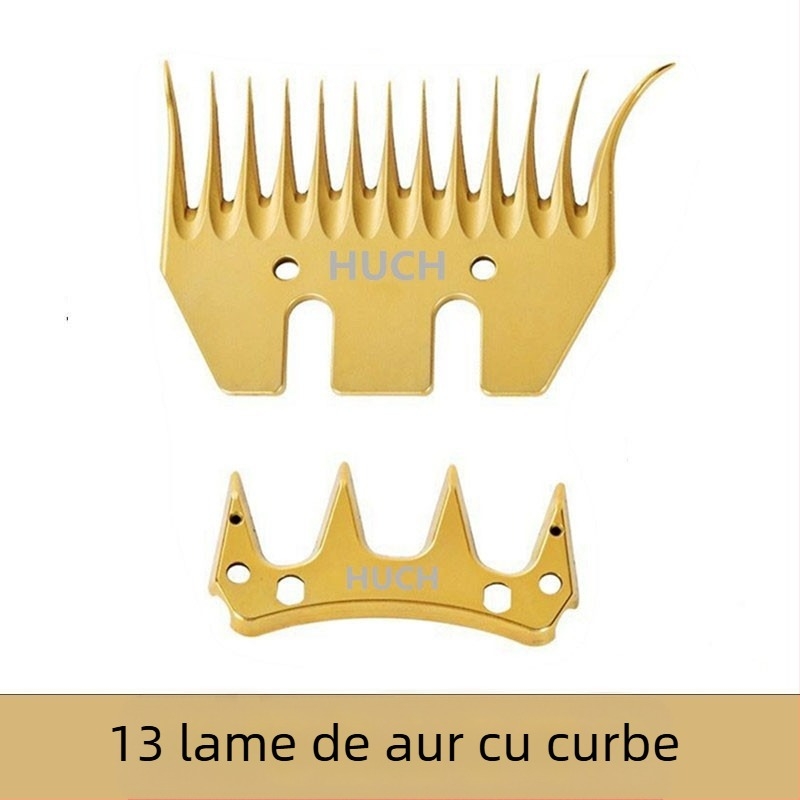 Lama pentru mașina de tuns lână – duritate înaltă, rezistență bună, dinți ascuțiți (drepți și curbați), model 76, 220V