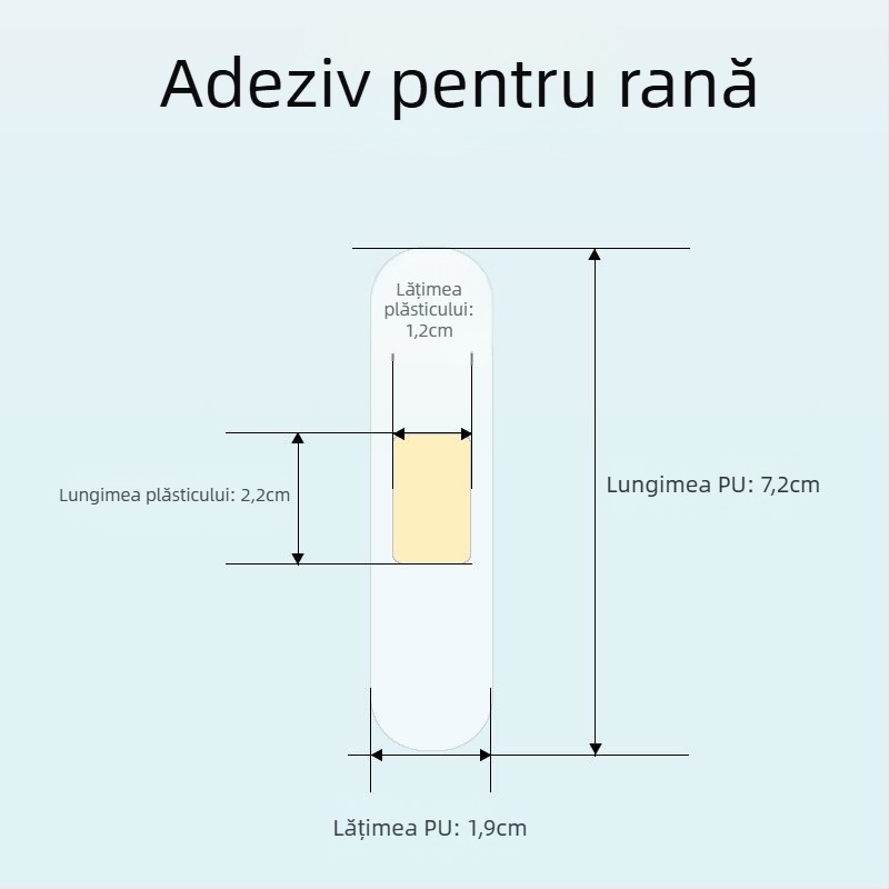 Bandaj din țesătură elastică, rotund, impermeabil, cutie cu 100 bucăți, de unică folosință, pentru recoltare de sânge și protecția piciorului