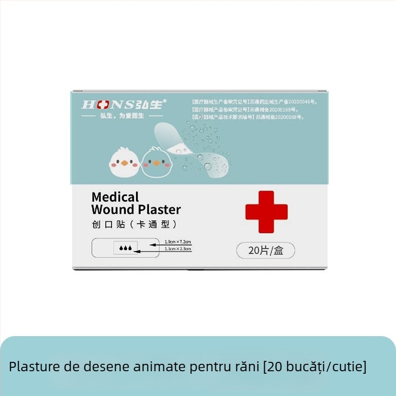 Bandaj din țesătură elastică, rotund, impermeabil, cutie cu 100 bucăți, de unică folosință, pentru recoltare de sânge și protecția piciorului